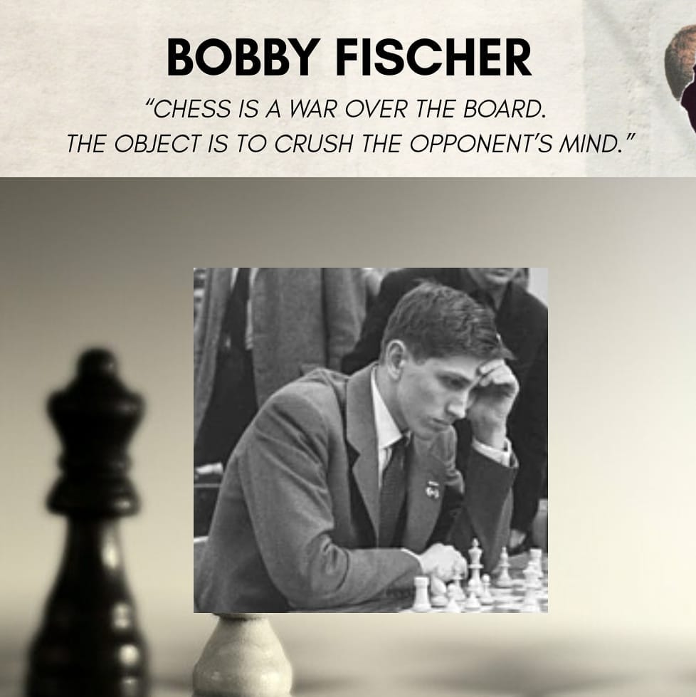 trích dẫn từ  Bobby Fischer