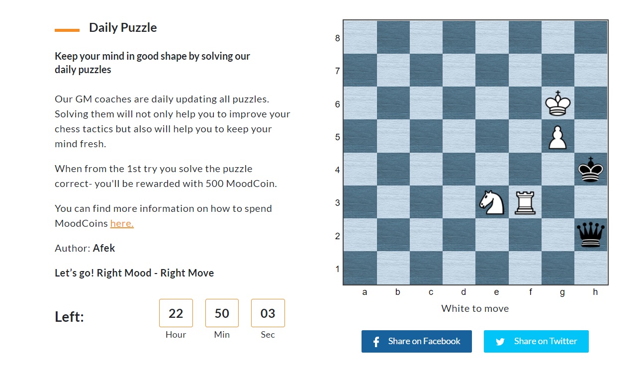 hình ảnh bài viết ChessMood tặng tiền - khuyến khích bạn giải bài tập