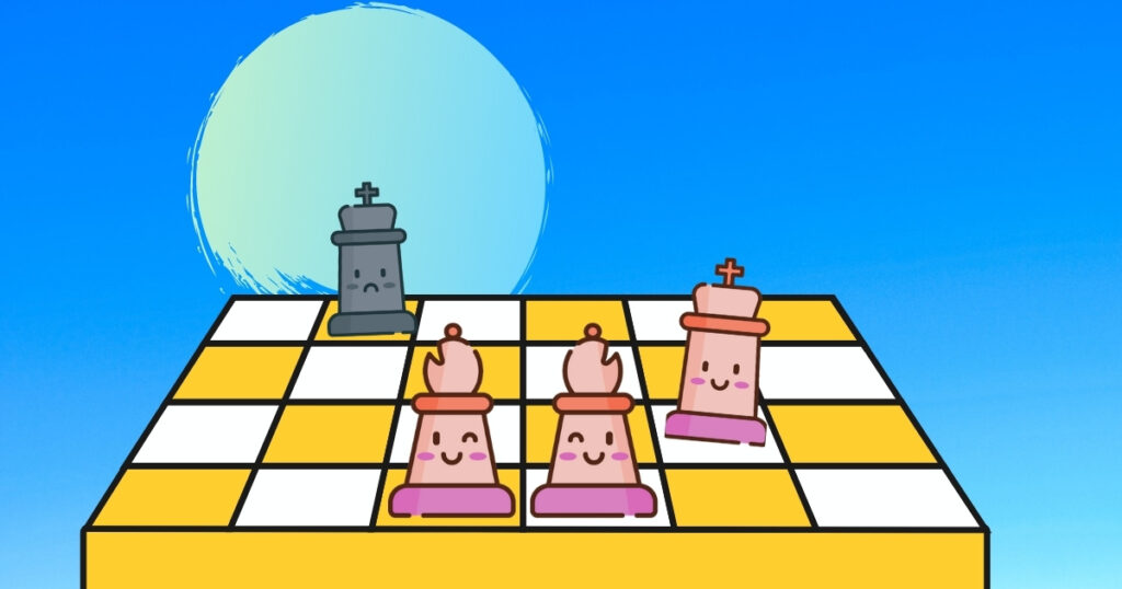 Cách đơn giản để chiếu bí bằng 2 Tượng | Blog cờ vua